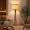 Abajur Paris Luxo com Cúpula Indiana Detalhada – Elegância que Transforma Ambientes