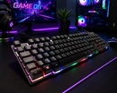 Teclado Gamer RGB USB com Iluminação LED Colorida – Alta Performance, Resposta Rápida para PC e Notebook