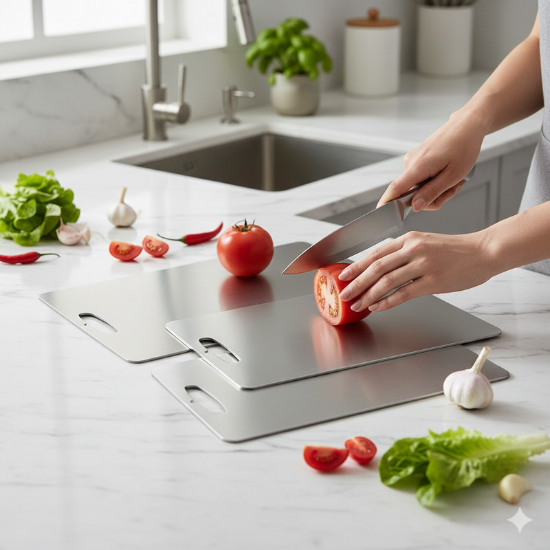 Tábua de Cozinha Titanium - Antibacteriana e Antisujeira