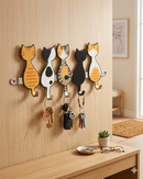 Porta Chaves Decorativo com Gatos