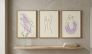 Quadros Decorativos Feminino Abstrato – Sofisticação e Delicadeza para Seu Ambiente