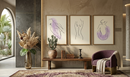 Quadros Decorativos Feminino Abstrato – Sofisticação e Delicadeza para Seu Ambiente