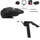 Kit Youtuber Completo Tripé + Ring Light LED + Microfone | Suporte para Celular para Vídeos, Vlog, Live e TikTok