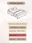Kit Peseira Tricot Trança Premium para Cama Queen e King + 2 Capas de Almofada Decorativas