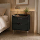 Mesa de Cabeceira Yves – Design Contemporâneo com Iluminação Inteligente