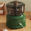Mini Processador de Alimentos Elétrico 350ml Recarregável USB com Lâminas em Aço Inox para Alho, Cebola e Temperos