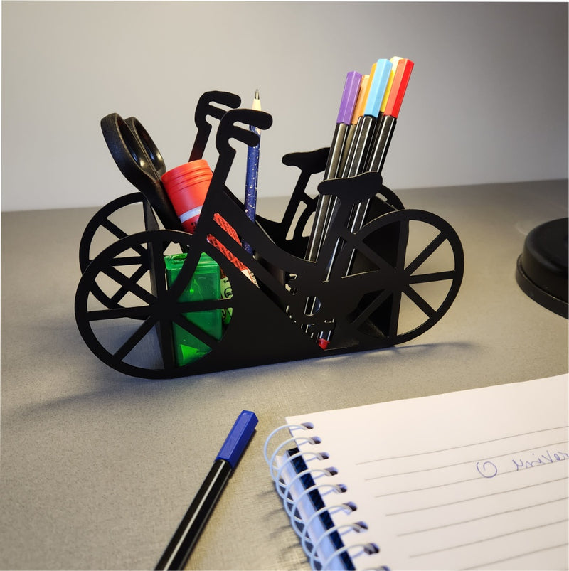 Porta caneta duplo "Bike"