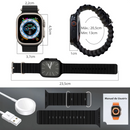 Relógio Smartwatch T10 Ultra 2 Big Cinza Display 2.19 55mm Inteligente Bluetooth Esportivo