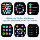 Relógio Smartwatch T10 Ultra 2 Big Cinza Display 2.19 55mm Inteligente Bluetooth Esportivo