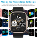 Relógio Smartwatch T10 Ultra 2 Big Cinza Display 2.19 55mm Inteligente Bluetooth Esportivo