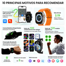 Relógio Smartwatch T10 Ultra 2 Big Cinza Display 2.19 55mm Inteligente Bluetooth Esportivo