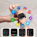 Relógio Smartwatch T10 Ultra 2 Big Cinza Display 2.19 55mm Inteligente Bluetooth Esportivo