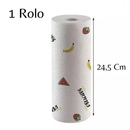 Rolo Pano de Limpeza Reutilizável com 50 Peças – Absorvente Lava e Seca Multiuso para Cozinha e Casa