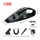 Aspirador de pó sem fio para carro