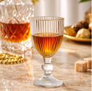 Jogo de 6 Taças de Vidro Cameratta 390ml com Borda Dourada – Elegância e Sofisticação para Sua Mesa