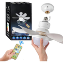 Ventilador De Teto Inteligente Com Luz LED 30W e Controle Remoto