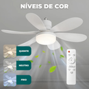 Ventilador De Teto Inteligente Com Luz LED 30W e Controle Remoto