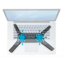 Cooler USB Base Resfriadora para Notebook com LED Preto – Portátil, Silencioso e Super Potente para Resfriamento Rápido