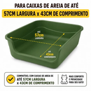 Banheiro Oculto para Gatos 3 em 1 com Toca, Organizador e Móvel Decorativo em MDF