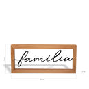 Escultura moldura "Família"
