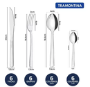 Faqueiro Tramontina Búzios 24 Peças em Aço Inox – Elegância e Durabilidade para Sua Mesa