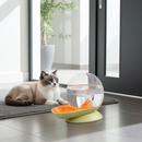 Bebedouro automático para cães e gatos em formato de caracol