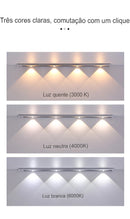 Luminária Perfil de LED com sensor de movimento