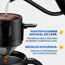 Mini Coador De Café Mini Filtro Individual Inox