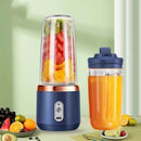 Mini Liquidificador Portátil Elétrico 400ml com 6 Lâminas Recarregável USB para Sucos, Shakes e Vitaminas