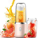 Mini Liquidificador Portátil Elétrico 400ml com 6 Lâminas Recarregável USB para Sucos, Shakes e Vitaminas
