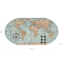 Painel Mapa Vintage