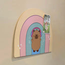 Painel para fotos arco-íris capivara 35x50cm