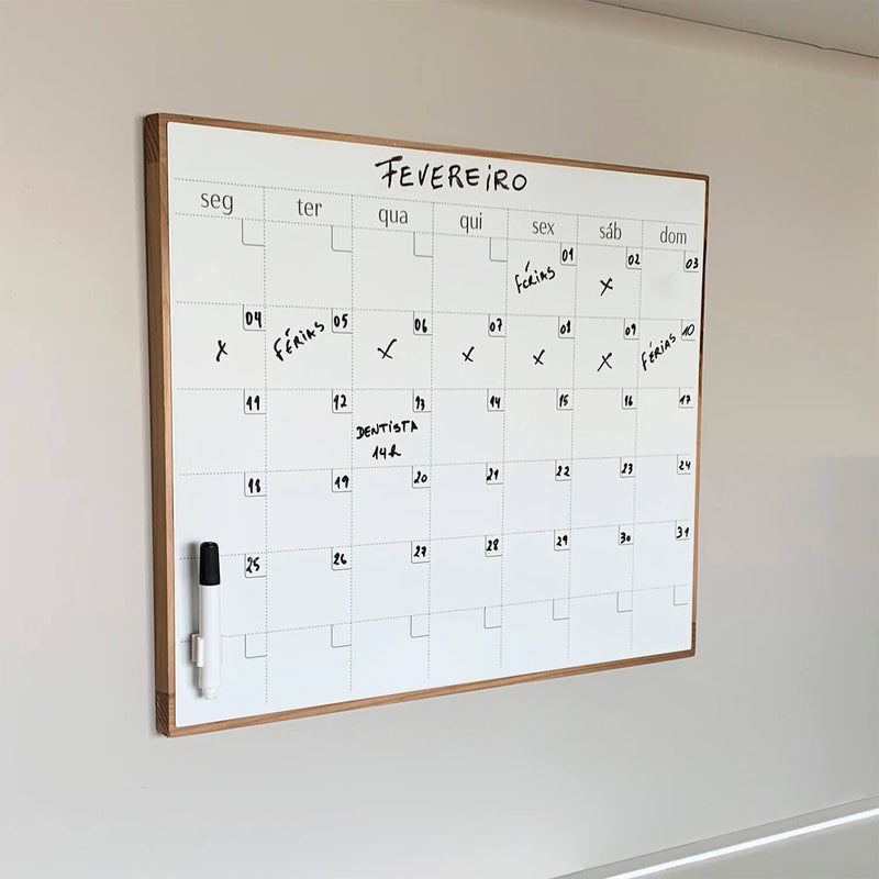 Painel calendário mês 40x50cm