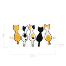 Porta Chaves Decorativo com Gatos