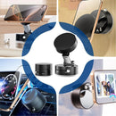 Suporte Magnético Dobrável para Celular Giratório 360° – Prático, Forte e Ajustável para Mesa e Carro