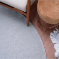 Tapete redondo sisal 200x200 antiderrapante antialérgico