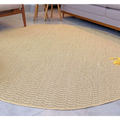 Tapete redondo sisal 200x200 antiderrapante antialérgico