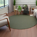 Tapete redondo sisal 200x200 antiderrapante antialérgico