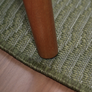 Tapete redondo sisal 200x200 antiderrapante antialérgico