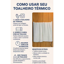 Toalheiro Térmico de Parede em Alumínio – Seca e Aquece Toalhas | Bivolt