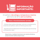 Toalheiro Térmico de Parede em Alumínio – Seca e Aquece Toalhas | Bivolt